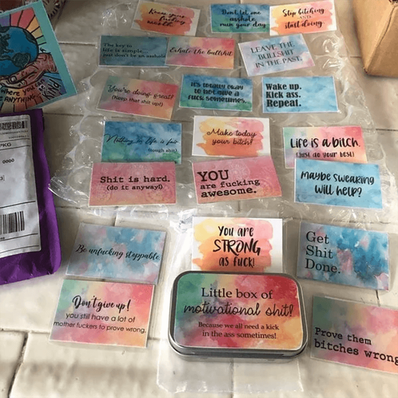 BowLift | Funny Motivation Card Gift (Set of 20 pieces)