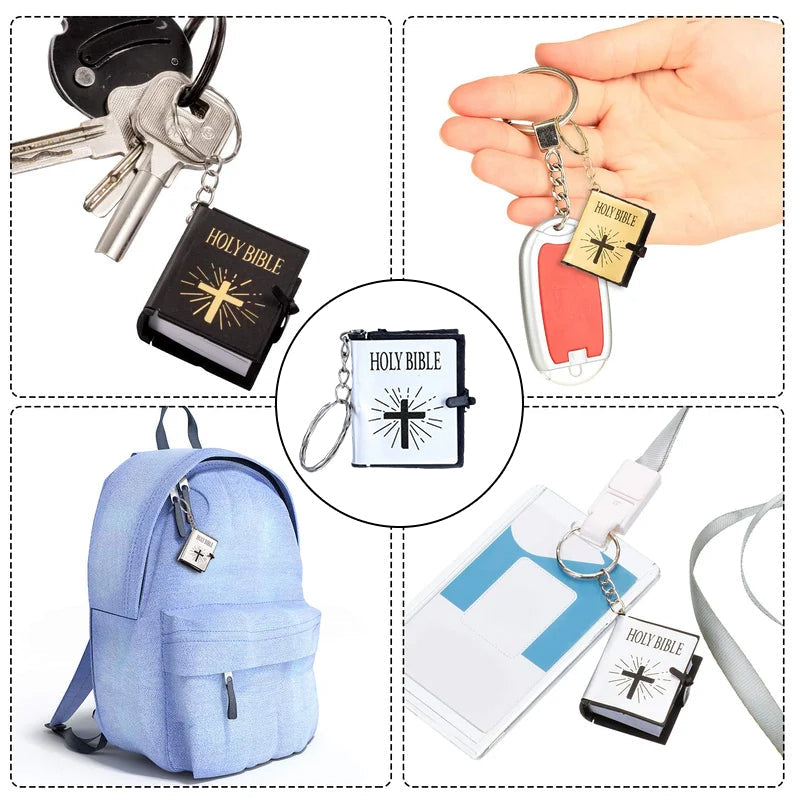 BowLift | Mini Book Bible Keychain