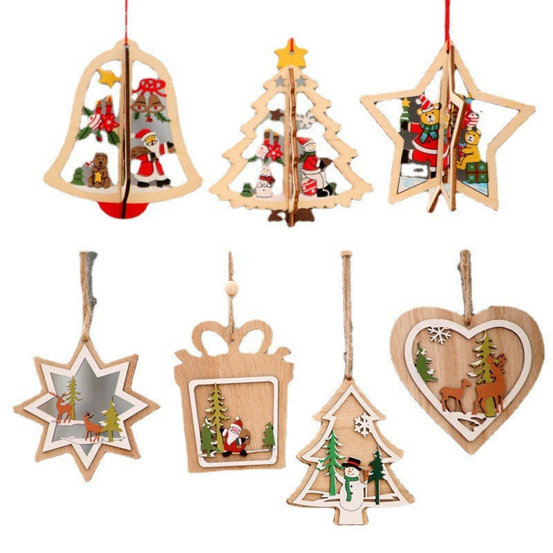 BowLift | Christmas Wooden Pendant