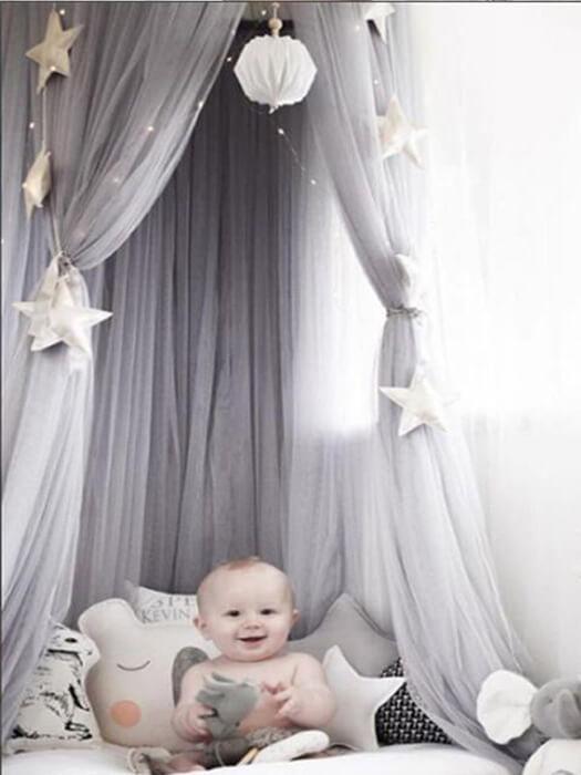 BowLift | Baby Bed Curtain Round Crib