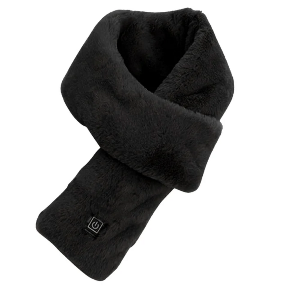 BowLift | Heated Faux Fur Scarf UK – Rechargeable USB Winter Scarf, Soft Thermal Neck Warmer