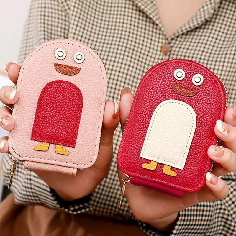 BowLift | Cute Penguins PU Credit Card Coin Purse