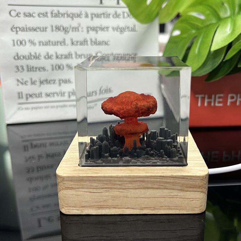 BowLift | Resin lamp with explosive bombs