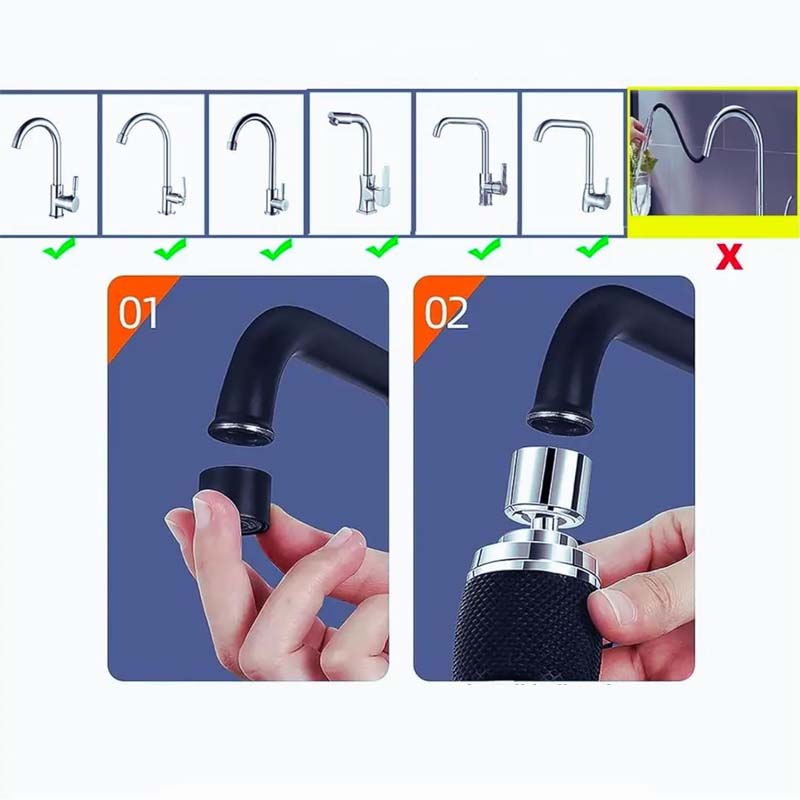 BowLift | Pressure-regulated splash-proof faucet
