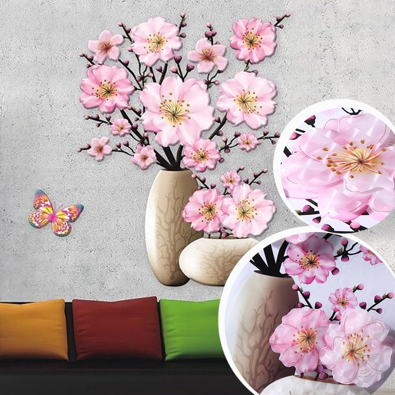 BowLift | 3D Vase Wall Sticker