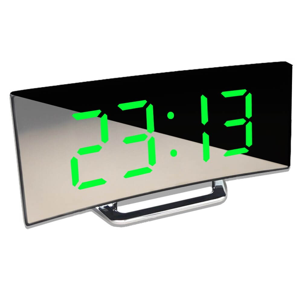 BowLift | Curved LED Digital Alarm Clock - Rass