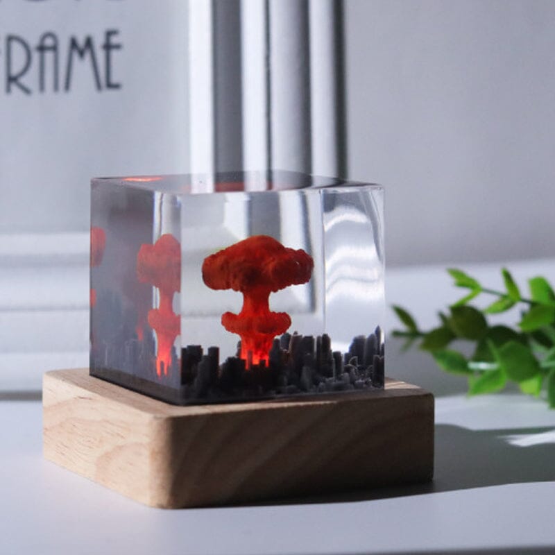 BowLift | Resin lamp with explosive bombs