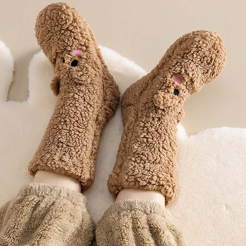 BowLift | Little Bear Ultra-thick Cozy Slipper Home Socks