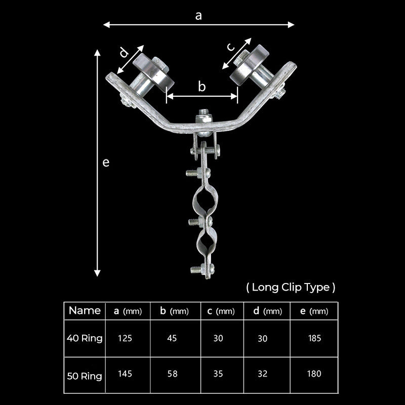 BowLift | Angle Iron Track Hanging Line Pulley