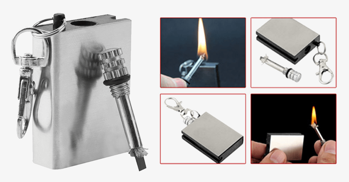 BowLift | Firestarter Flint for Camping Emergencies – Camp with Ease!