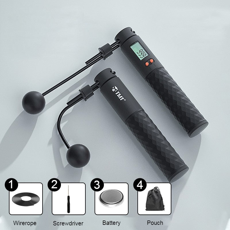 BowLift | 2-in-1 Weighted Smart Digital Jump Rope with Dual-rope Configuration, for Easy Full-body Workout