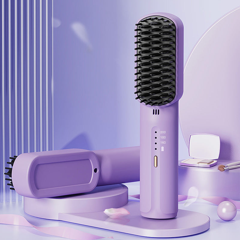 BowLift | Portable negative ion hair straightener comb