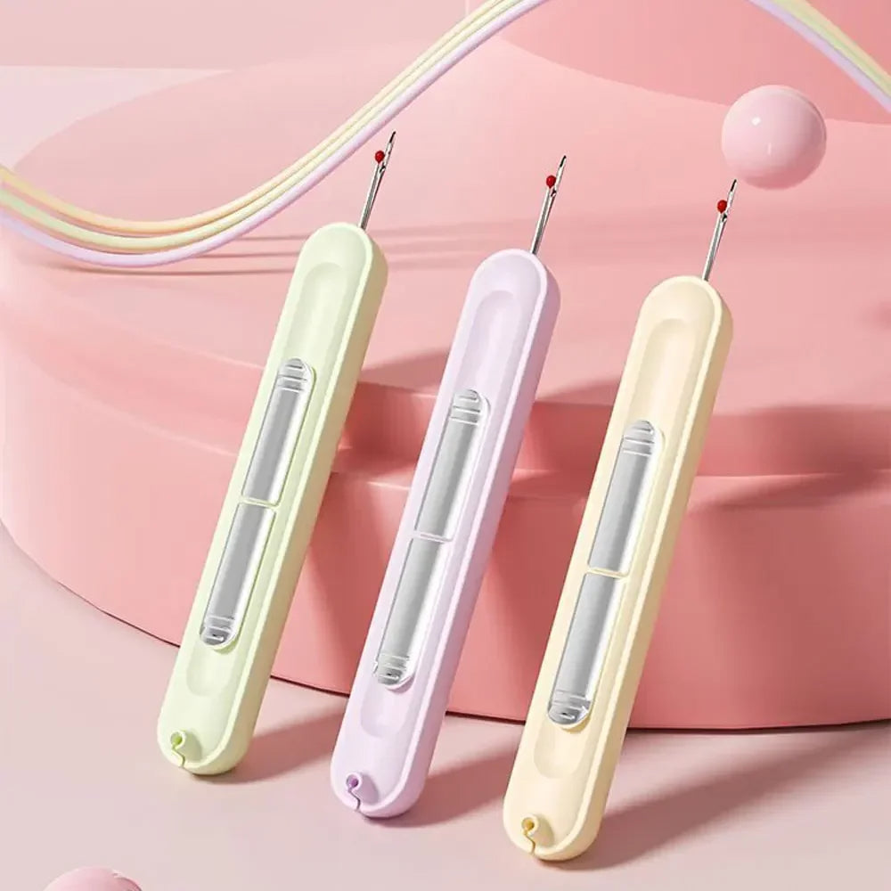 BowLift | 2 in 1 Needle Threader Tool with Cutter for Easy Sewing