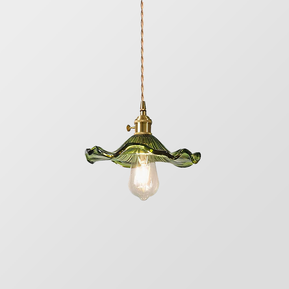 BowLift | Chic Hibiscus Glass Pendant Lamp