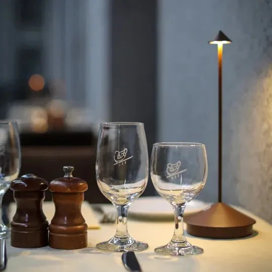 BowLift | LumiZen Minimalist LED Table Lamp | Waterproof and Dimmable Wireless Lighting