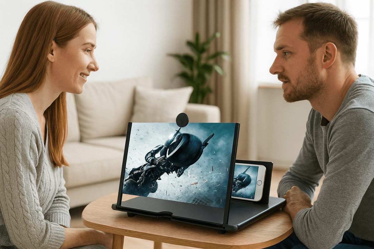 BowLift | Foldable HD Screen Magnifier for Smartphones