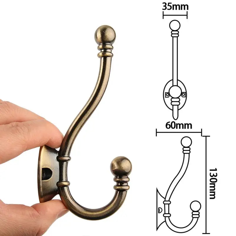BowLift | High-quality dress hook made of brass – classic style – various colors – high quality – 1 piece