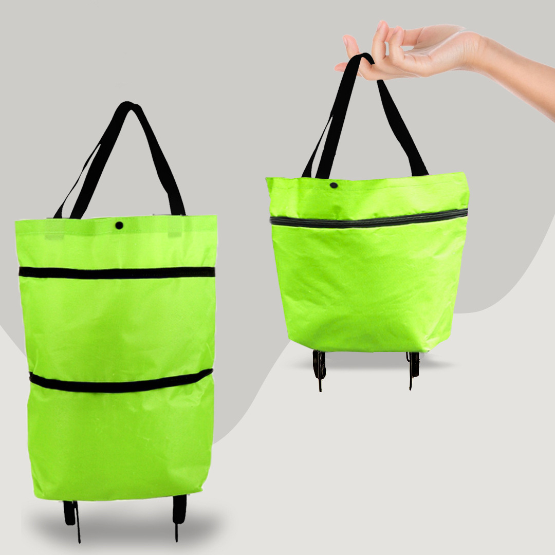 BowLift | 2-in-1 Convertible Shopping Bag with Wheels - CarryFlex