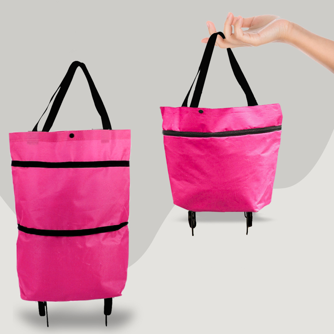 BowLift | 2-in-1 Convertible Shopping Bag with Wheels - CarryFlex