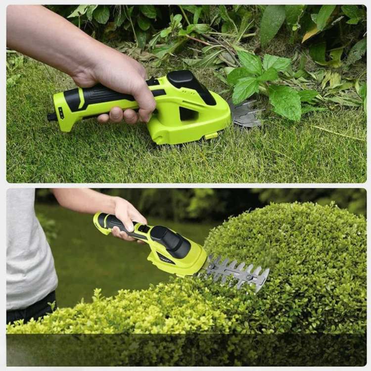 BowLift | Cordless Garden Trimmer | Dual Blades, Lightweight & Ideal for Lawn Edging and Hedge Trimming