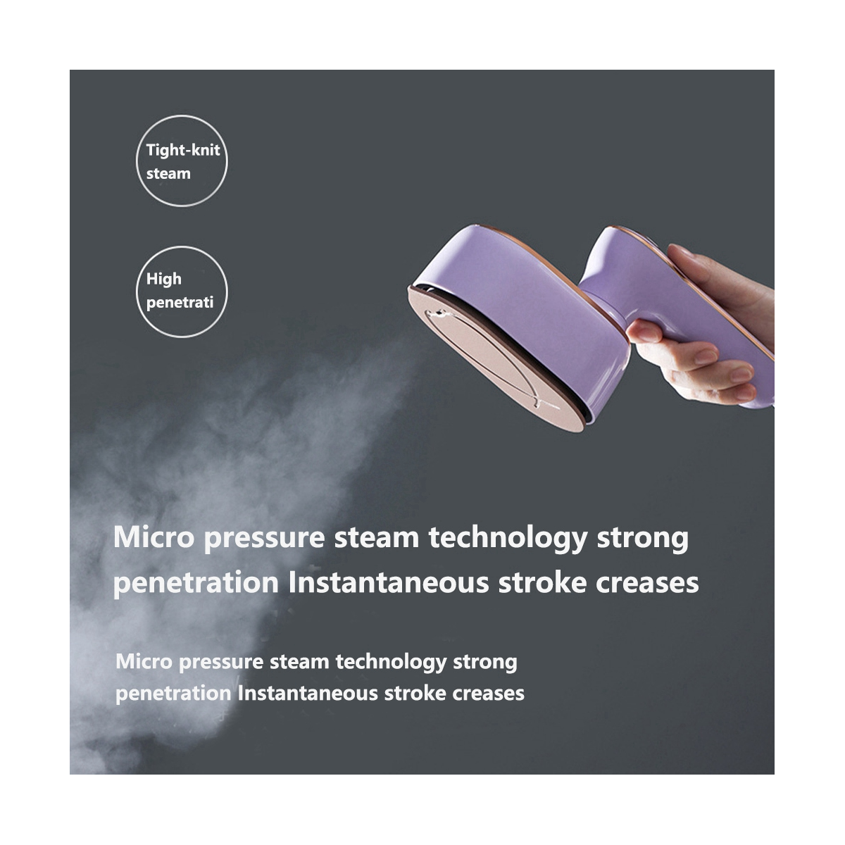 BowLift | Compact Steam Iron: Your Travel-Friendly Wrinkle Remover