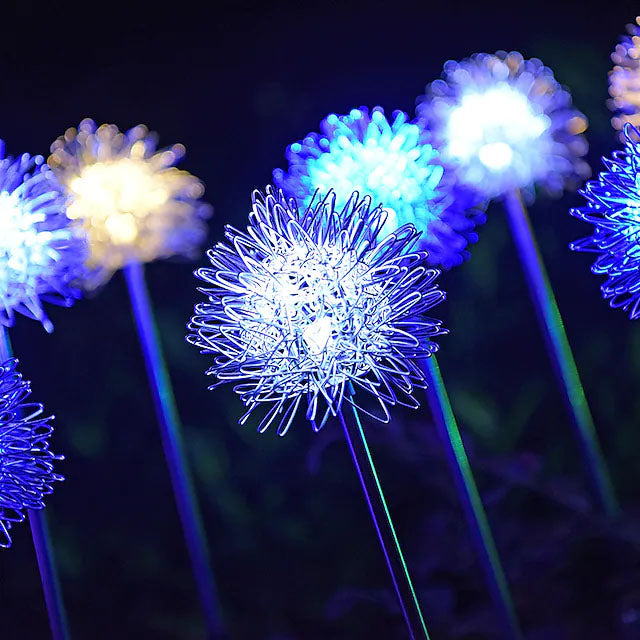 BowLift | 2-Pack: Outdoor Solar Dandelion Garden Lights