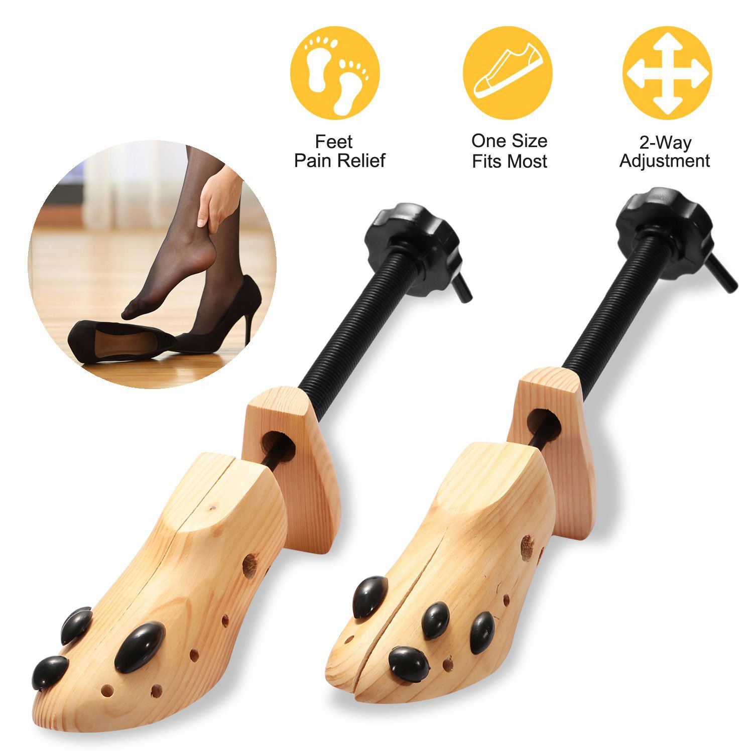 BowLift | 2-Piece: Shoe Stretcher 2-Way Shoe