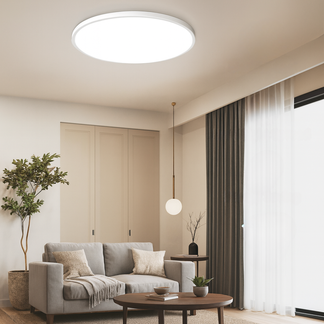 BowLift | Flush Mount LED Ceiling Light Modern Round