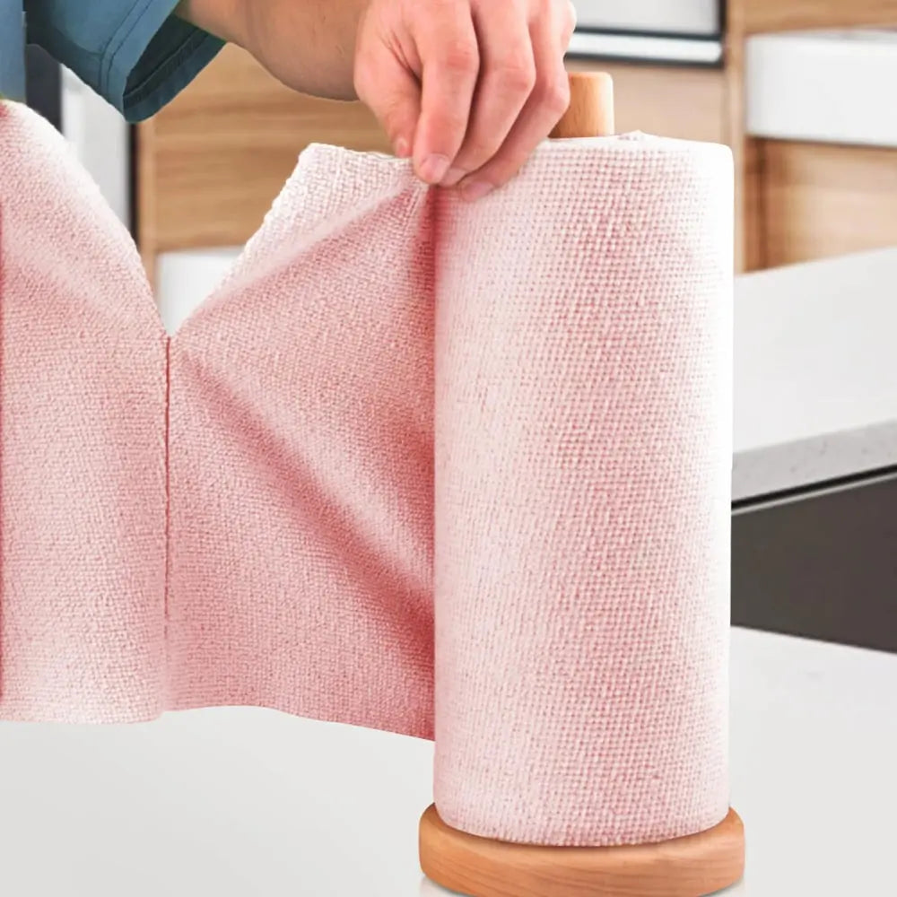 BowLift | 20 Piece Reusable Microfiber Cloths on Roll – Lint-Free, Streak-Free & Eco-Friendly