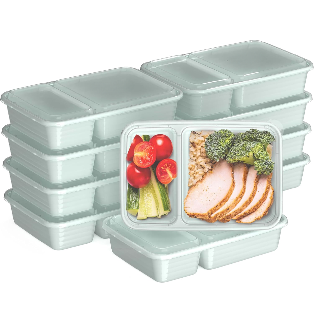 BowLift | 20-piece reusable 2-compartment food containers