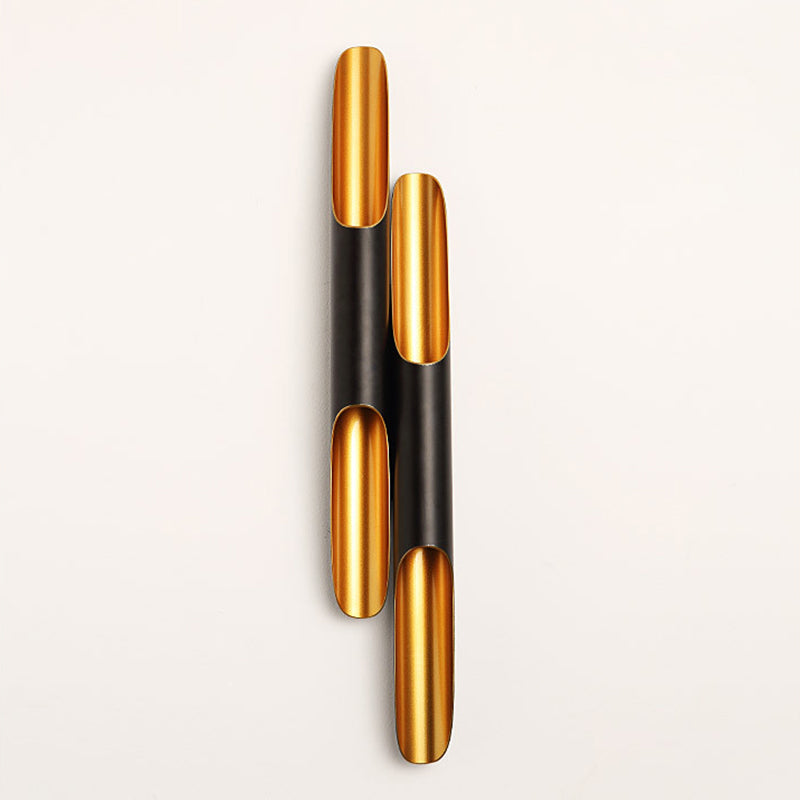 BowLift | Gull-shaped Metal Wall Lamp Modernist 2 Lights Gold Wall Light for Hallway