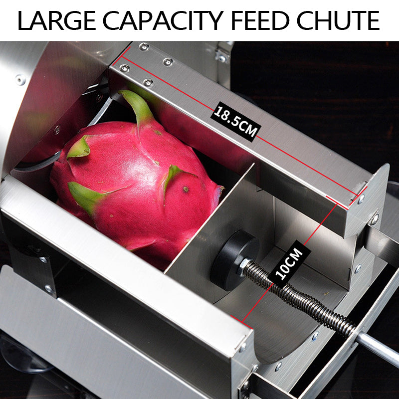 BowLift | Stainless Steel Manual Vegetable Fruit Slicer 0-13mm Potato Cucumber Lemon Slicer Machine
