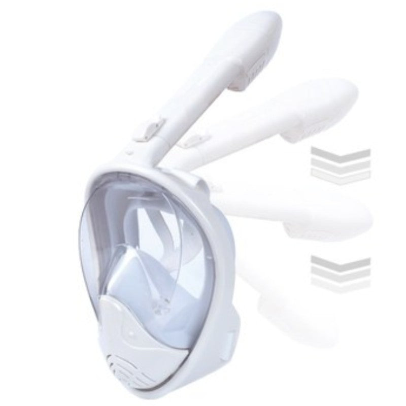 BowLift | Foldable Full Face Snorkel Mask, with 180 Degree Panoramic Viewing, Anti-Fog & Anti-Leak Design, for Kids and Adults (1 pc)