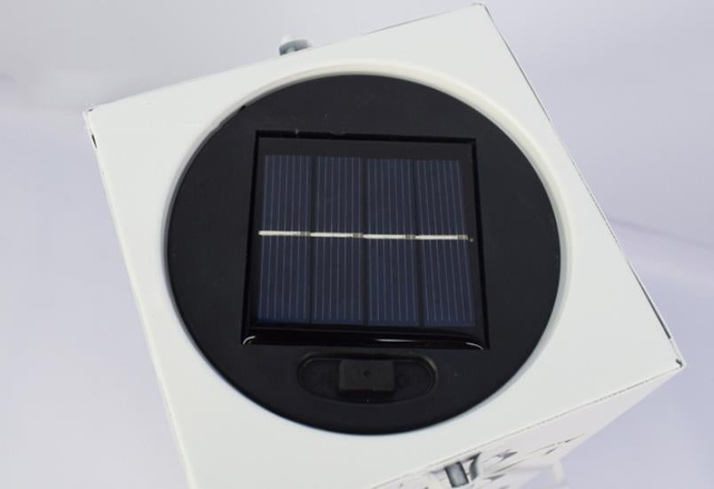 BowLift | Solar Butterfly Rose Pattern Hollow Column LED Outdoor Waterproof Decorative Lamp