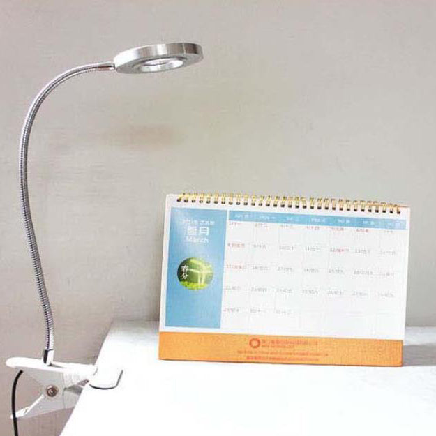 BowLift | Creative simple USB pants button LED reading clip desk lamp