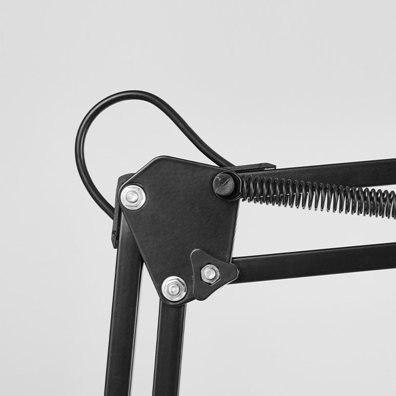 BowLift | Modern minimalist retractable table lamp with long arm and clip made of ABS with 1 light for the bedroom