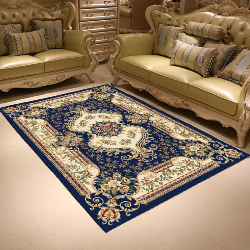 BowLift | Elegant Chinoiserie Rug Multicolor Floral Area Rug Non-Slip Backing Stain-Resistant Pet-Friendly Rug for Living Room