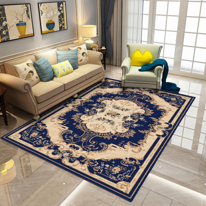 BowLift | Elegant Chinoiserie Rug Multicolor Floral Area Rug Non-Slip Backing Stain-Resistant Pet-Friendly Rug for Living Room
