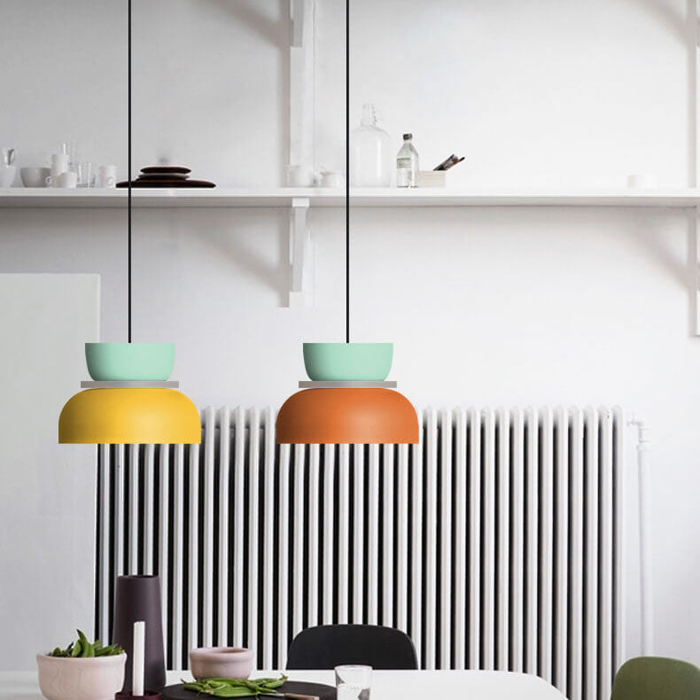 BowLift | Nordic Colorful Macaron 1-Light LED Pendant Light