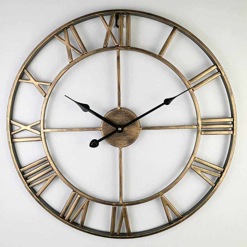 BowLift | Vintage Iron Large Retro Wall Clock