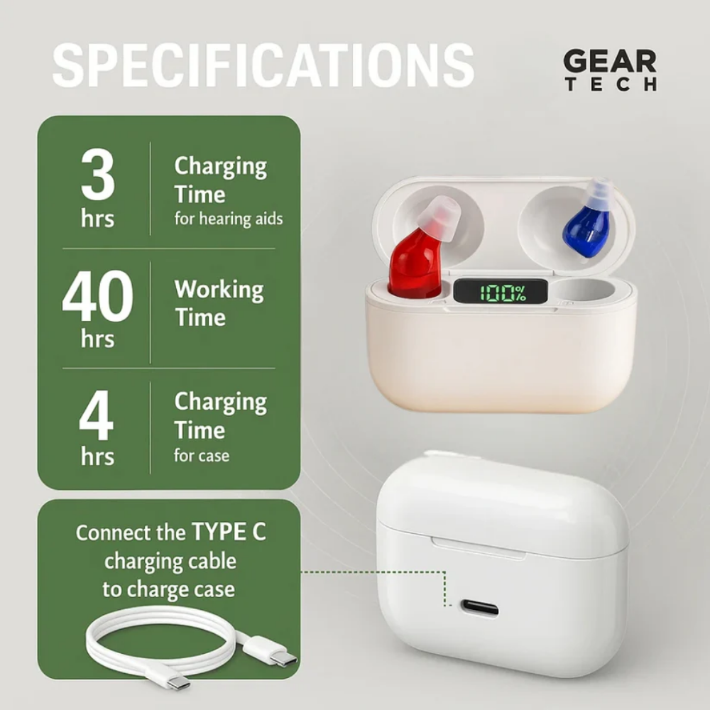 BowLift | Invisible Rechargeable Hearing Aids UK – Discreet In Ear Hearing Aids for Clear Sound & Comfort | Small Hidden Hearing Aid