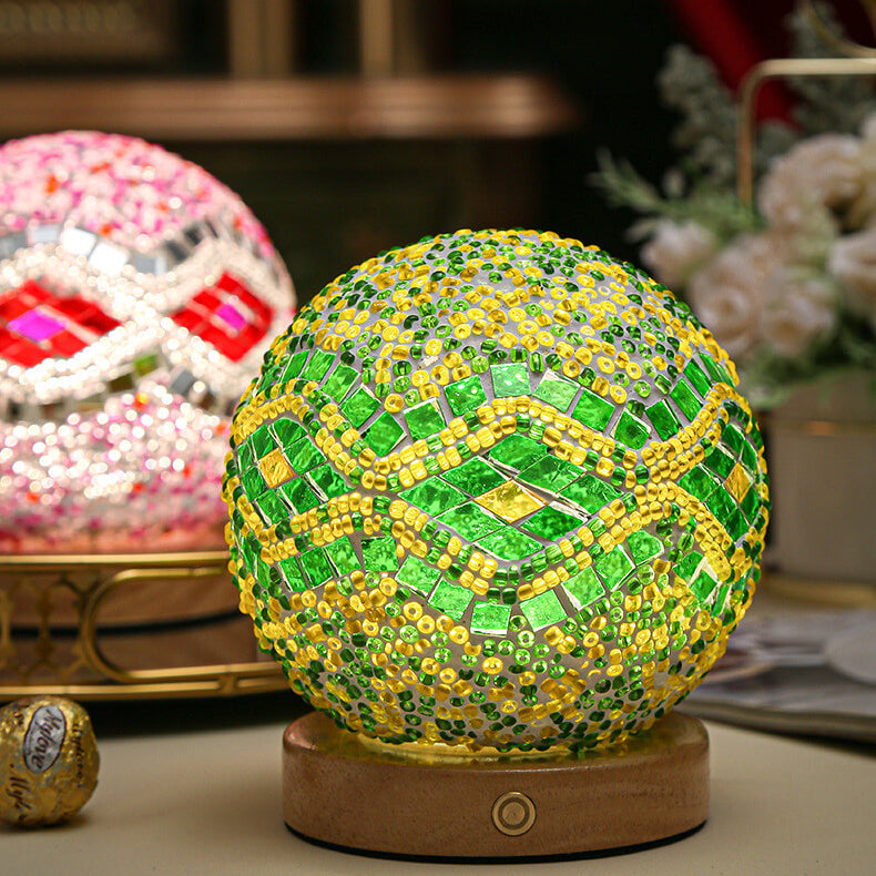 BowLift | BohoGlow – Modern Bohemian Table Lamp with USB Charging