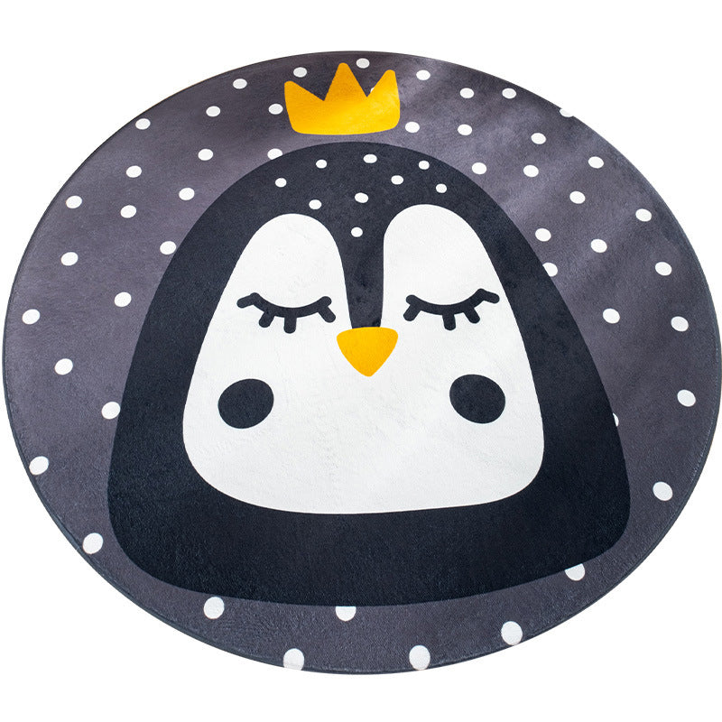 BowLift | Multicolor Baby Room Floor Rug Children Cartoon Pattern Rug Synthetic Non-Slip Back Stain Resistant Machine Washable Area Rug