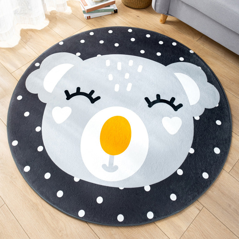 BowLift | Multicolor Baby Room Floor Rug Children Cartoon Pattern Rug Synthetic Non-Slip Back Stain Resistant Machine Washable Area Rug