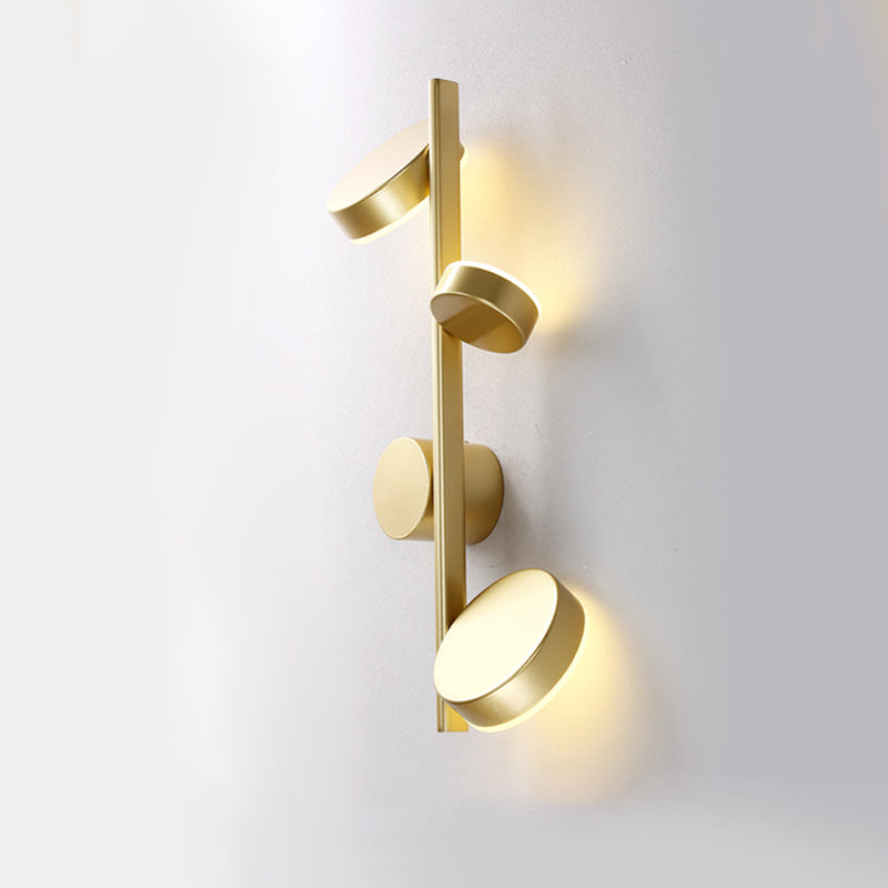 BowLift | Circle Wall Mounted Light Post-Modern Metallic Living Room LED Wall Lighting for Living Room
