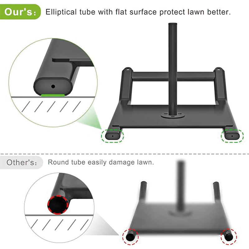 BowLift | Weight Sled, Fitness Strength Training Sled, Speed Training Sled for Athletic Exercise, Speed Improvement, Easily Through Obstacles, Suitable for 1" & 2" Weight Plate
