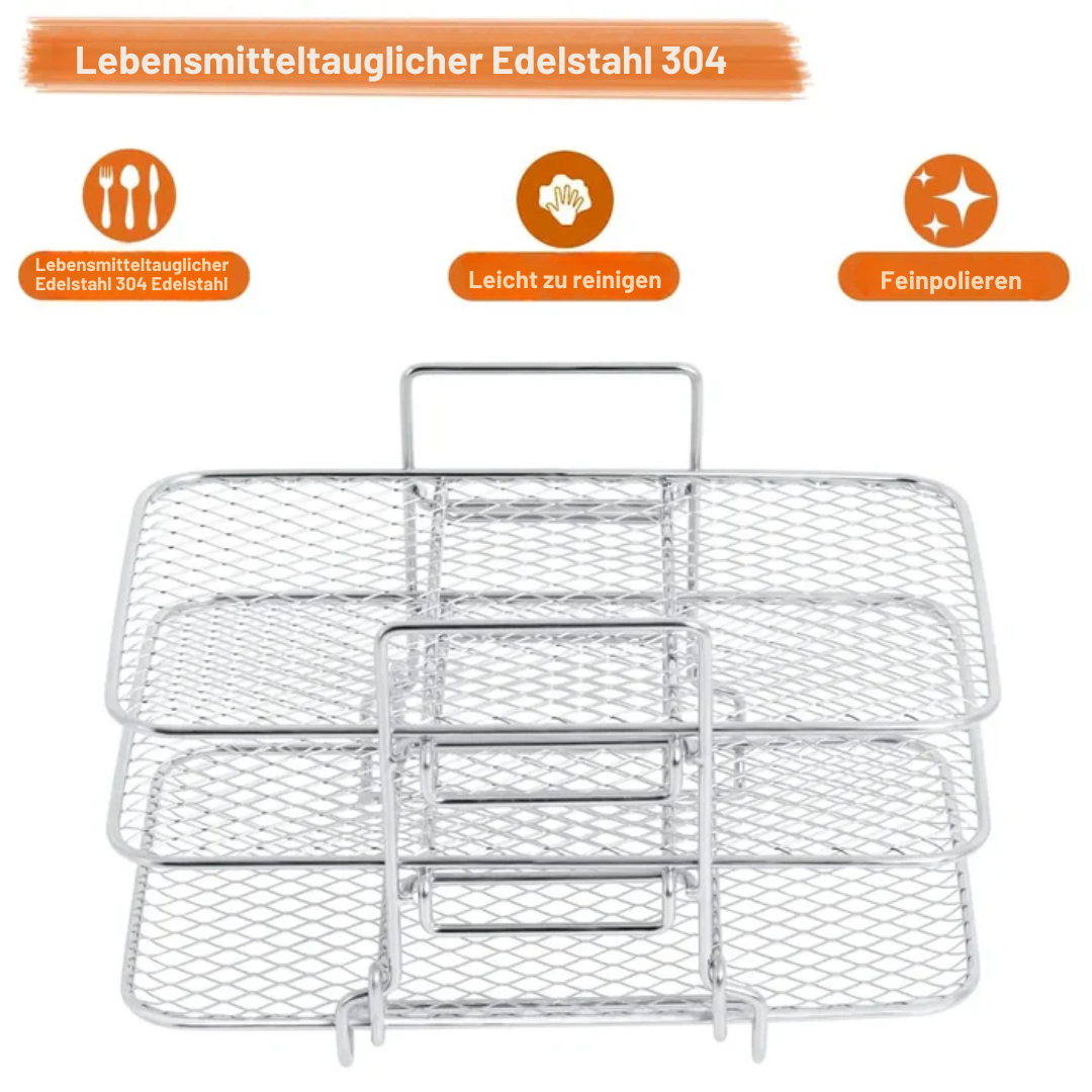 BowLift | 3-tier Airfryer insert for even cooking