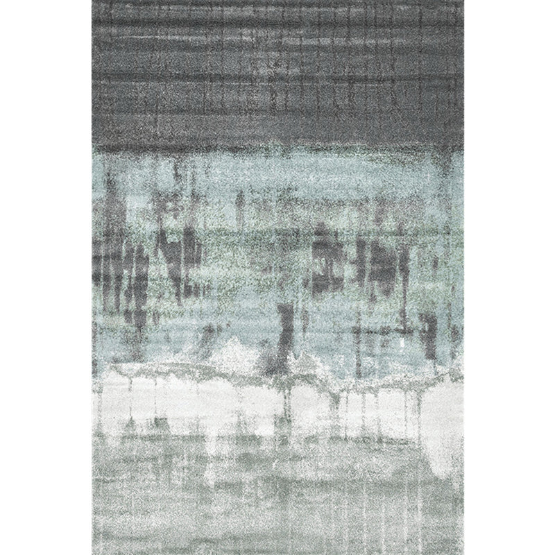 BowLift | Cyberpunk Abstract Lines Print Rug Multi-Color Polypropylene Rug Stain Resistant Anti-Slip Pet Friendly Carpet for Home