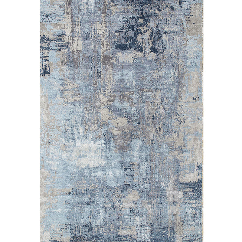 BowLift | Cyberpunk Home Rug Multicolor Distressed Look Rug Polypropylene Non-Slip Stain Resistant Washable Area Rug