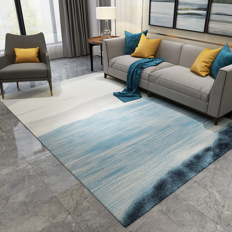 BowLift | Cyberpunk Rusty Look Area Rug Multi Color Polypropylene Rug Stain Resistant Non-Slip Washable Area Carpet for Guest Room